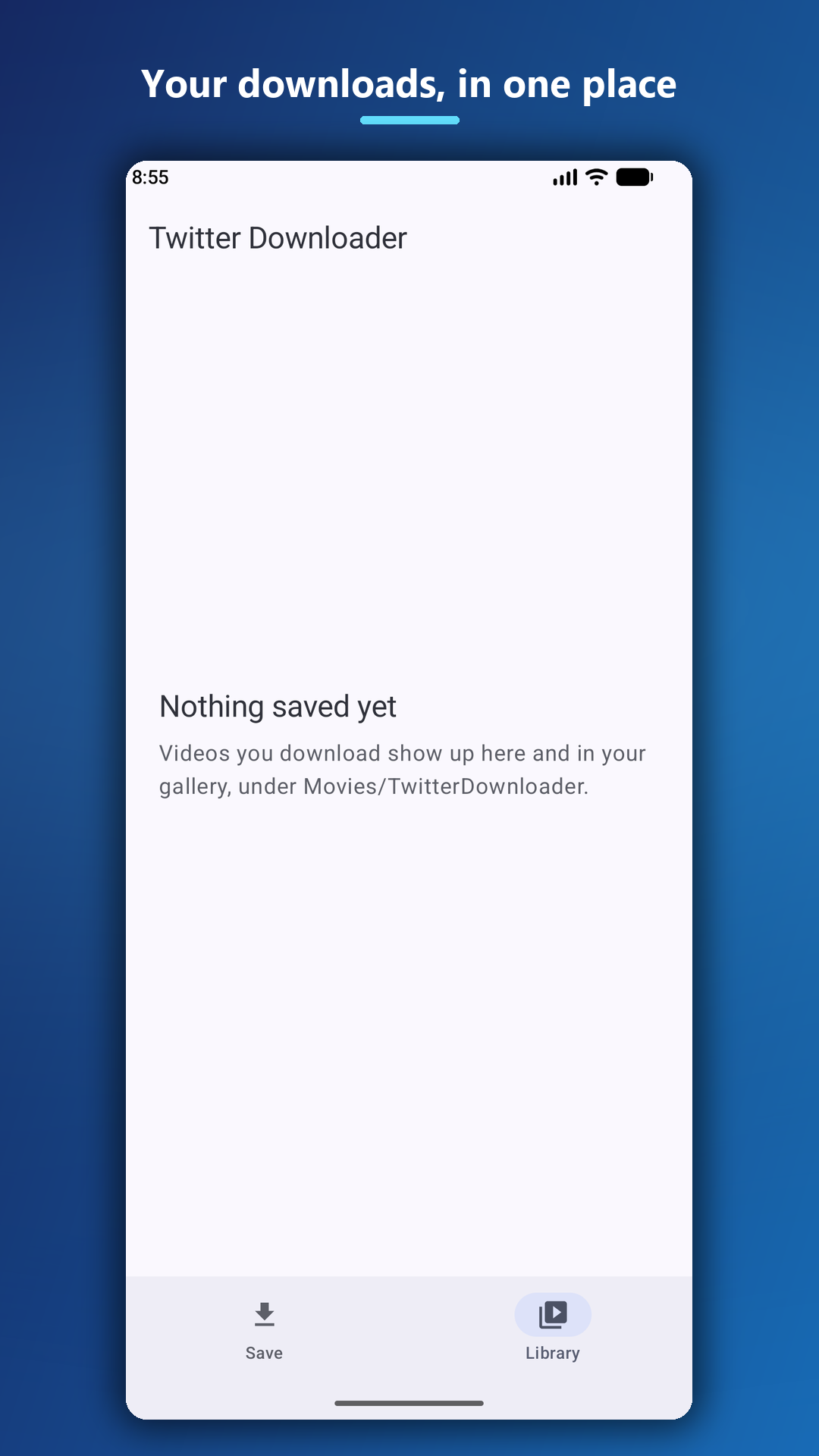 Twitter Video Downloader — Google Play screenshot 4