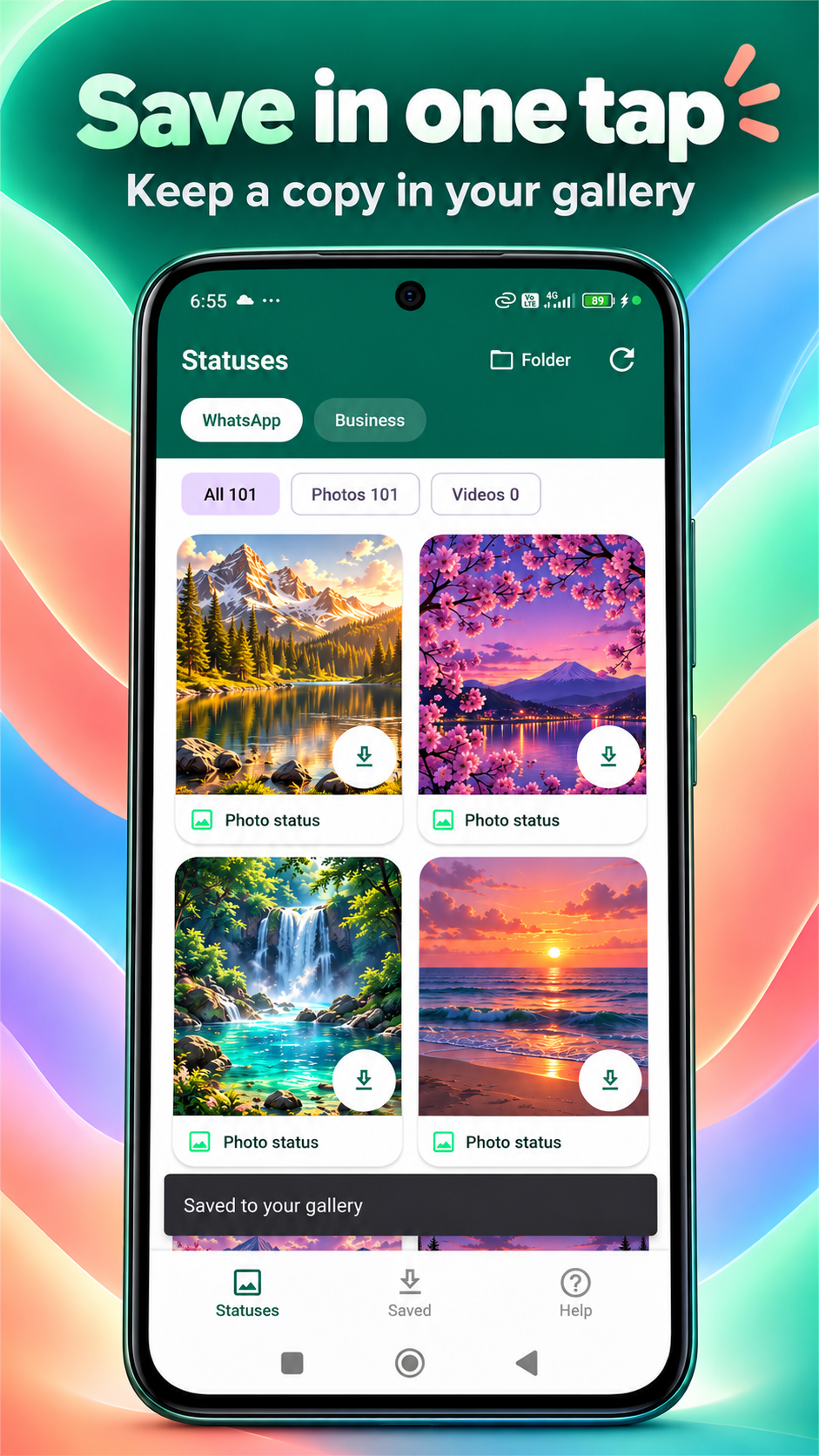 Status Keeper: Status Saver — Google Play screenshot 3