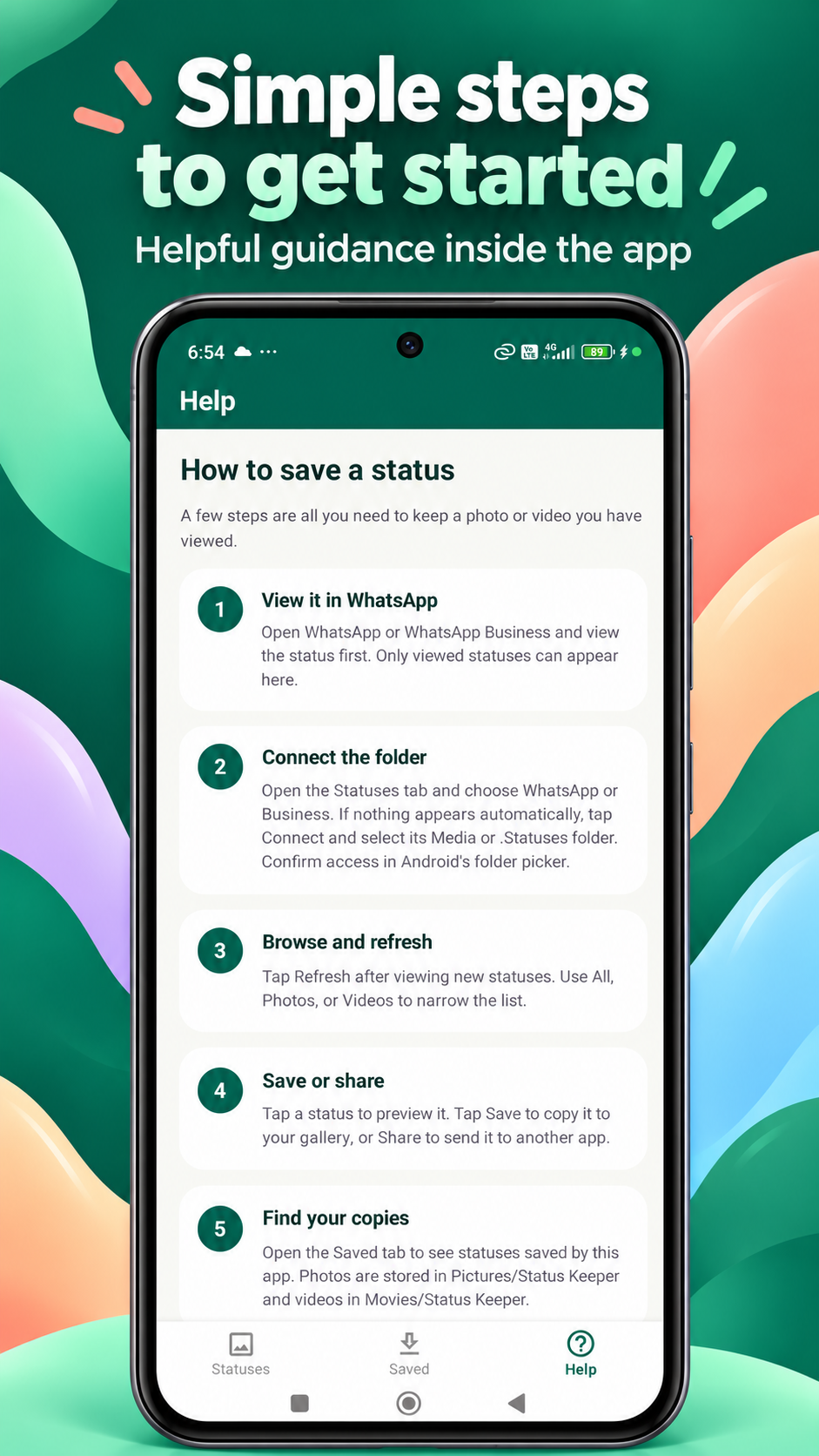 Status Keeper: Status Saver — Google Play screenshot 5